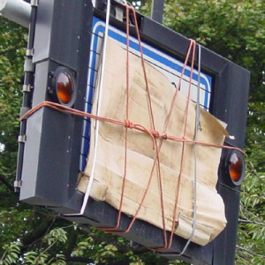 Carboard + rope